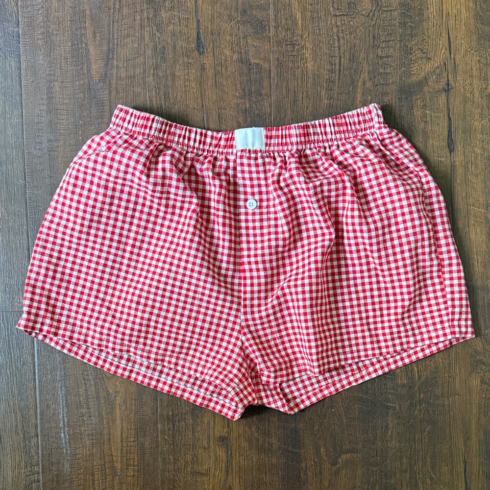 Gingham Boxer shorts